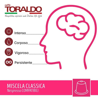 Caffè Toraldo 100 Capsule Miscela Classica Compatibili Nespresso®