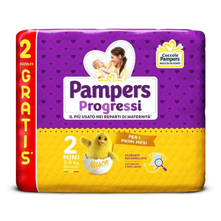 Pampers Progressi Pannolini Taglia 2, 3-6 Kg. Confezione 28 Pannolini